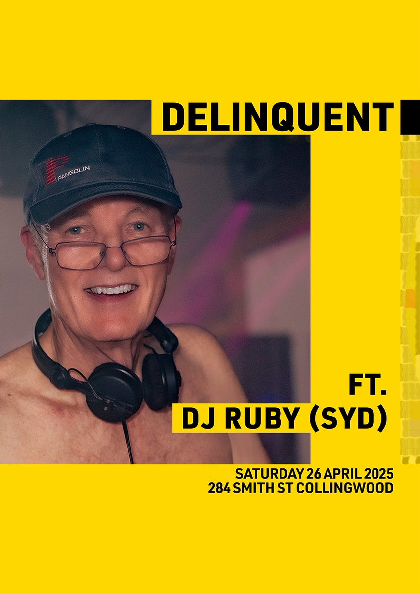 A cornerstone of Sydney’s electronic scene, DJ and producer Ruby has been lighting up dance floors since 1998. Famed for his euphoric trance sound, soaring melodies and driving beats that lift and ignite. Ruby isn’t afraid to descend into darker territory

Link in bio
