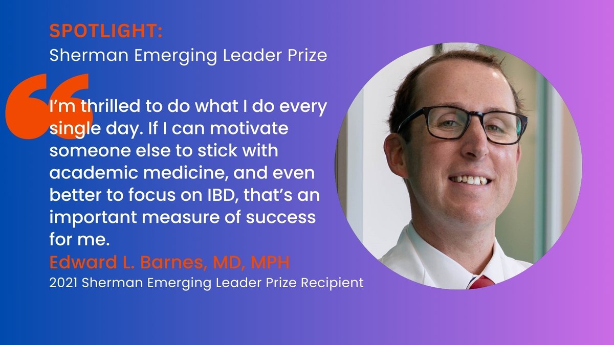 Sherman Prize (@shermanprize) on Twitter photo Having a thirst for answers & following a different path to make a difference is what makes <a href="/EdBarnesMD/">Edward Barnes MD MPH</a> an Emerging Leader Prize recipient. Help shine a light on the next trailblazer and nominate a colleague for a 2025 Sherman Prize: ShermanPrize.org
<a href="/UNCGastro/">UNC Gastroenterology</a> <a href="/UNC_SOM/">UNC School of Medicine</a> Having a thirst for answers & following a different path to make a difference is what makes <a href="/EdBarnesMD/">Edward Barnes MD MPH</a> an Emerging Leader Prize recipient. Help shine a light on the next trailblazer and nominate a colleague for a 2025 Sherman Prize: ShermanPrize.org
<a href="/UNCGastro/">UNC Gastroenterology</a> <a href="/UNC_SOM/">UNC School of Medicine</a>