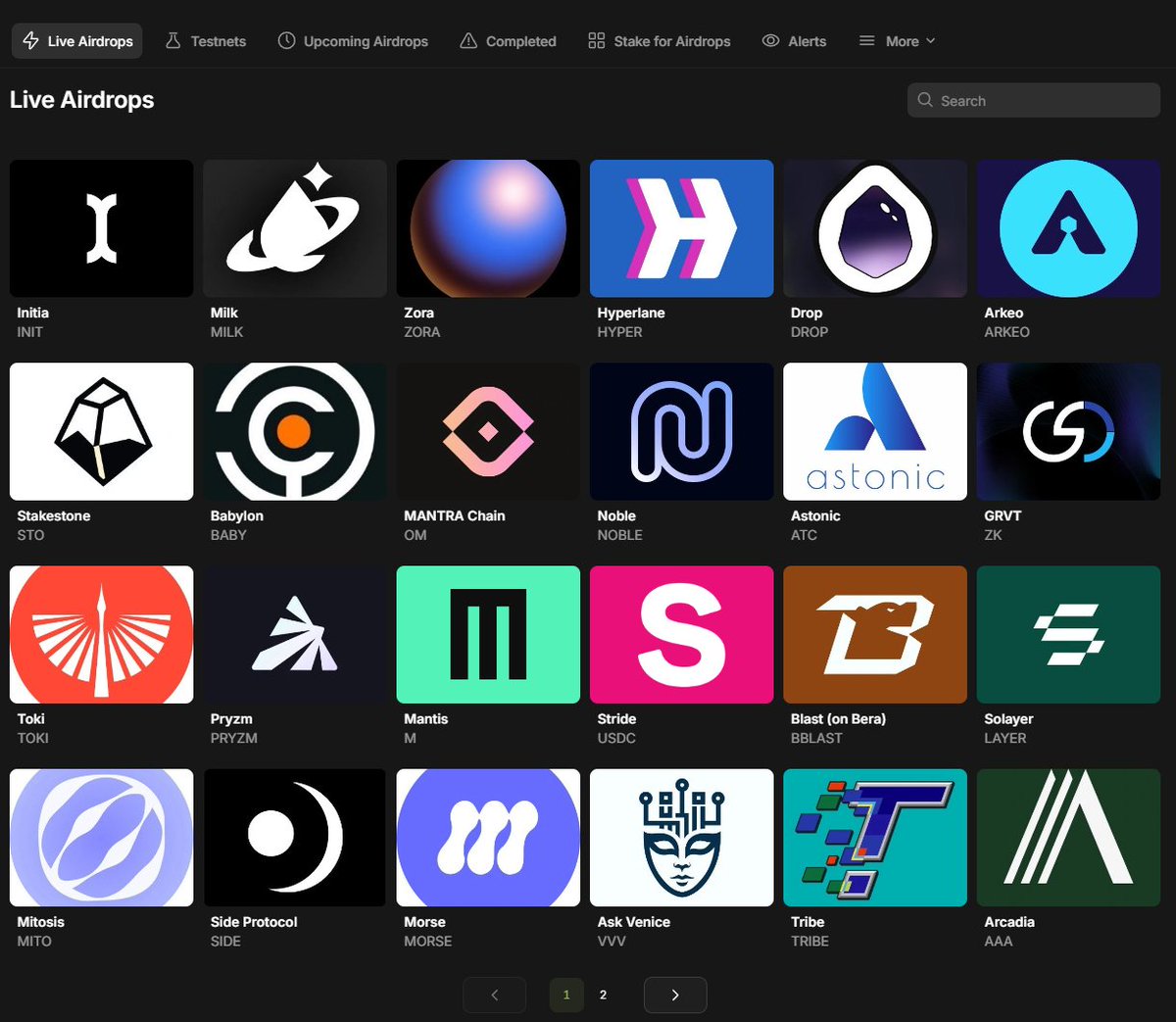 What a week it's been for airdrops! 

Here's a full airdrop 🧵 of what's been, and what's coming up...

1) $HYPER
Claim is live: claim.hyperlane.foundation

2) $ZORA:
Claim is live: claim.zora.co

3) $MILK:
Claim is live: massdrop.milkyway.zone

4) $INIT: 
Claim is live: