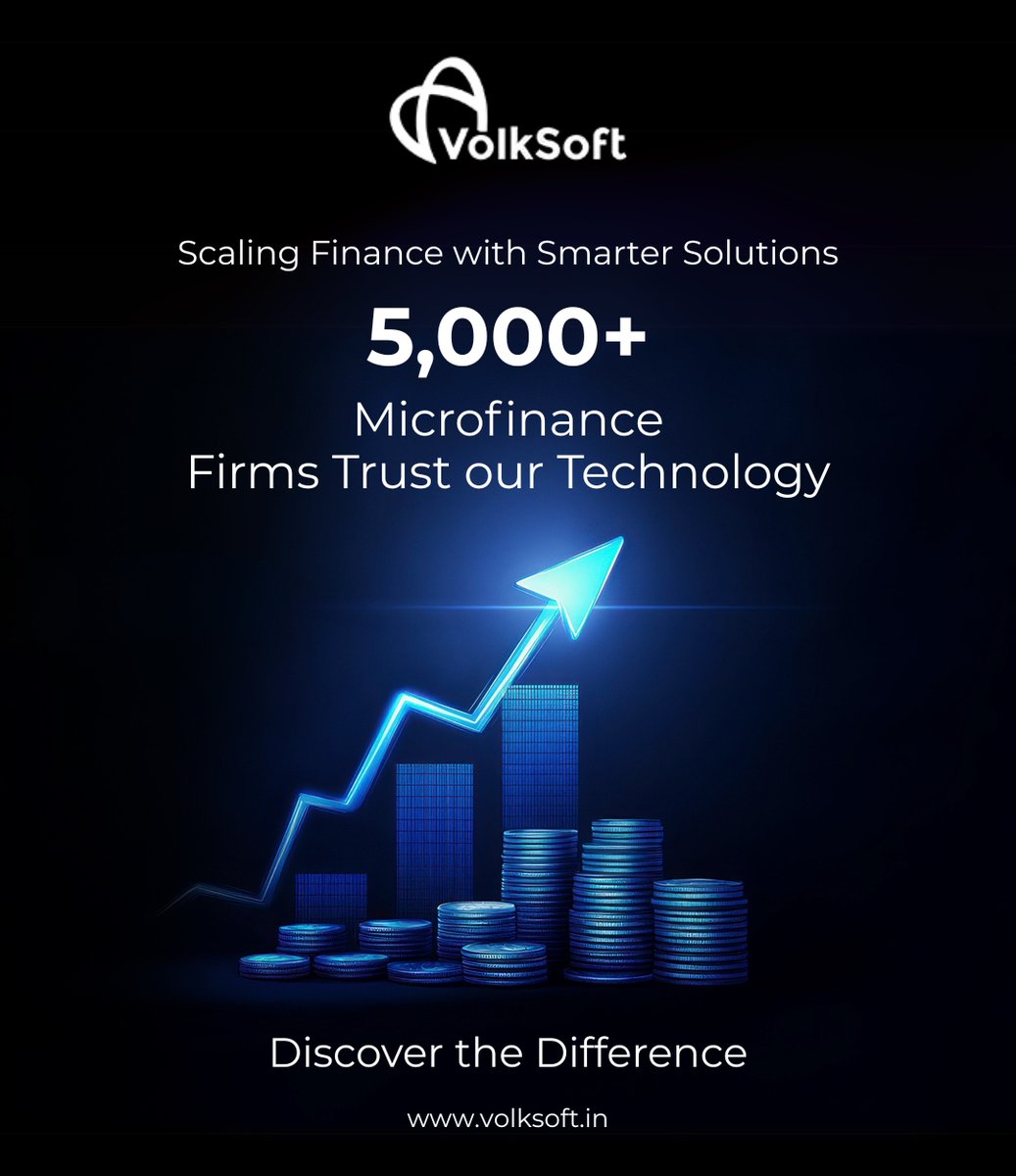 _VolkSoft's tweet image. Effortless lending starts with automation! From application to disbursement to accounting, streamline every step with smart, integrated solutions.
Visit volksoft.in to contact us!
#VolkSoft #TechForLending #LendingSoftware #FinancialInclusion #FinanceForAll #LoanCycle