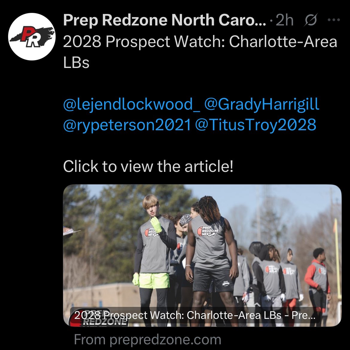 Thank you <a href="/PrepRedzoneNC/">Prep Redzone North Carolina</a> for the notice/exposure! And thank you <a href="/ParkwoodFB/">Parkwood Football</a> | <a href="/popwiththeflops/">popswiththeflops</a> | <a href="/Samxmobley/">Sam Mobley</a> for helping me get to this point! 

But excited to be in OKLAHOMA and ready to work with <a href="/CoachAdamGaylor/">Adam Gaylor</a> | <a href="/JenksFootball/">JenksTrojanFootball</a> !!