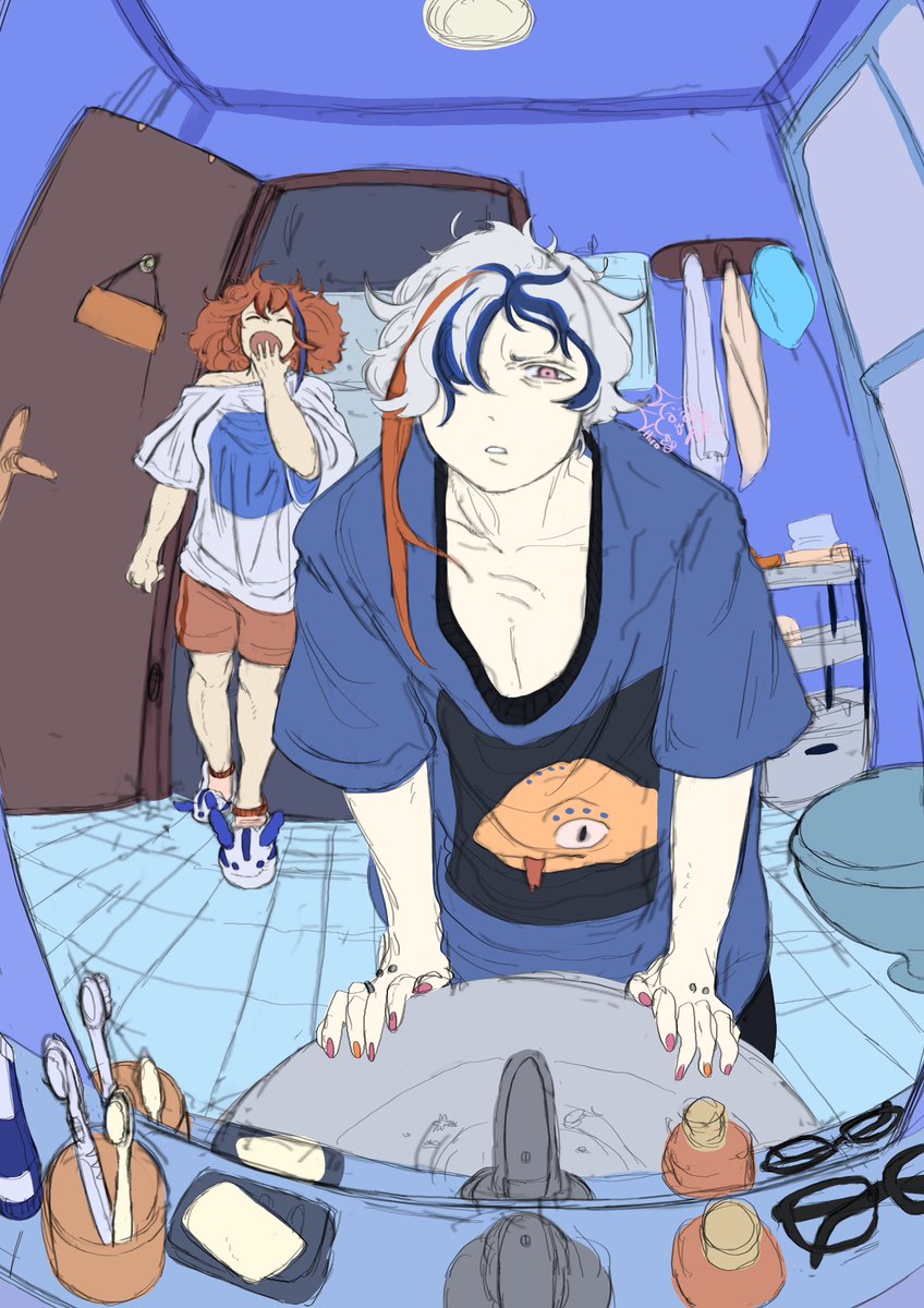 _hirohiiro_'s tweet photo. Morning mirroring☀️
Oc WIP
#oc #illust https://t.co/sONoI71fQV