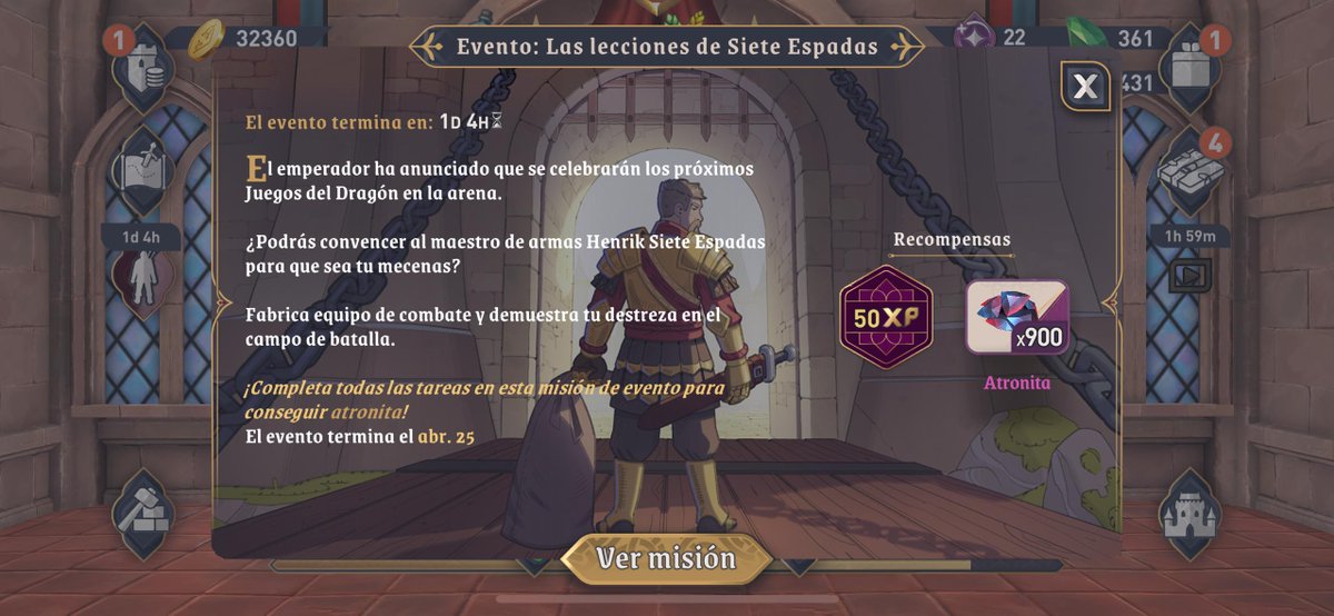 📢 ¡Castles se ha actualizado con nuevo contenido temático imperial!

Para celebrar el lanzamiento de Oblivion Remastered, ahora podréis mejorar vuestros castillos con decoraciones imperiales, equipar a vuestros súbditos con nuevas armaduras y jugar misiones nuevas.

El primer