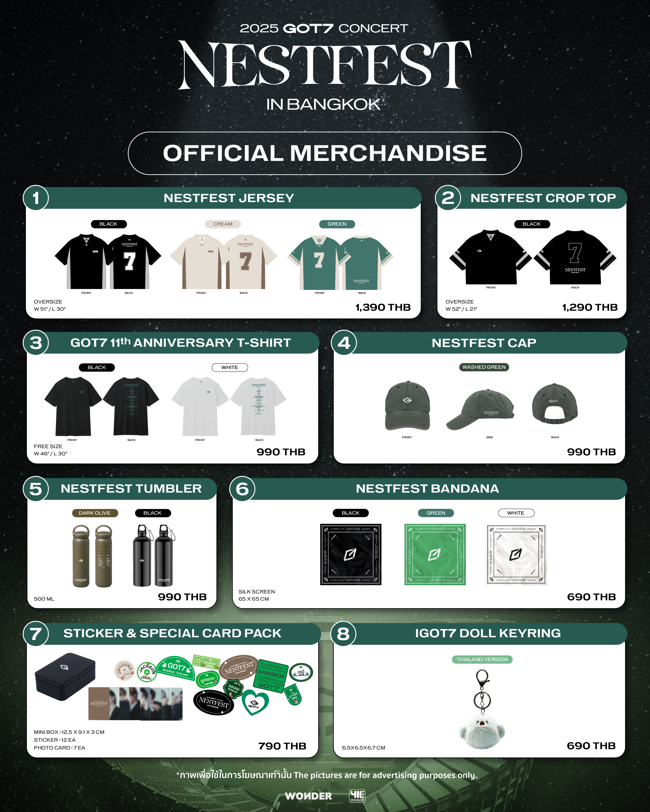 GOT7 NESTFEST IN BANGKOK☆ステッカー&カードパック 2025年最新】GOT7 nestfestの人気アイテム - メルカリ