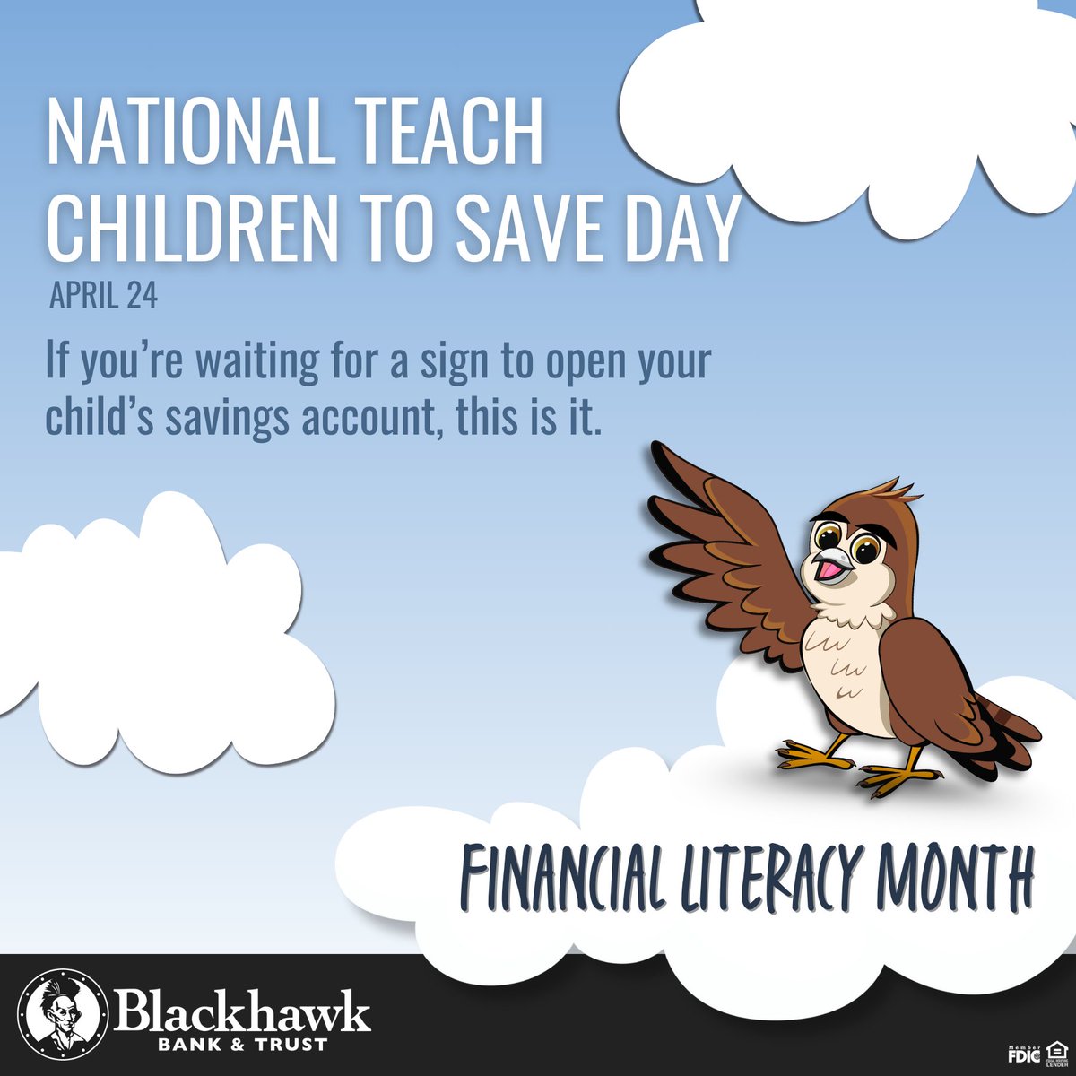 💸We get it, life happens, and before you know it birthday money and Christmas checks have piled up. But there's no better day to start your child's savings journey than 🌟National Teach Children to Save Day🌟
Learn more about our Youth Savings Program: choosethechief.com/personal/littl…