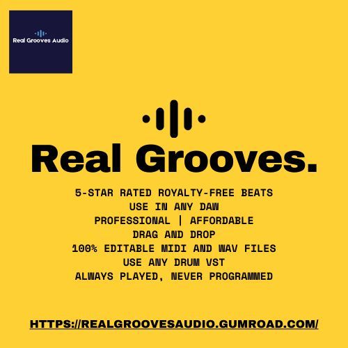 RGA_Audio's tweet photo. Need drum parts that sound real? These MIDI grooves capture the feel of a seasoned session drummer.
Web Shop: https://t.co/YG2A8vMdx6
Sound Demos: https://t.co/3WZbHJLM0C
#MIDI #MusicProduction #SoundDesign #StudioGear #FunkGrooves #RockDrums #HipHopBeats #PopBeats #RoyaltyFree https://t.co/UNygvdF5fG