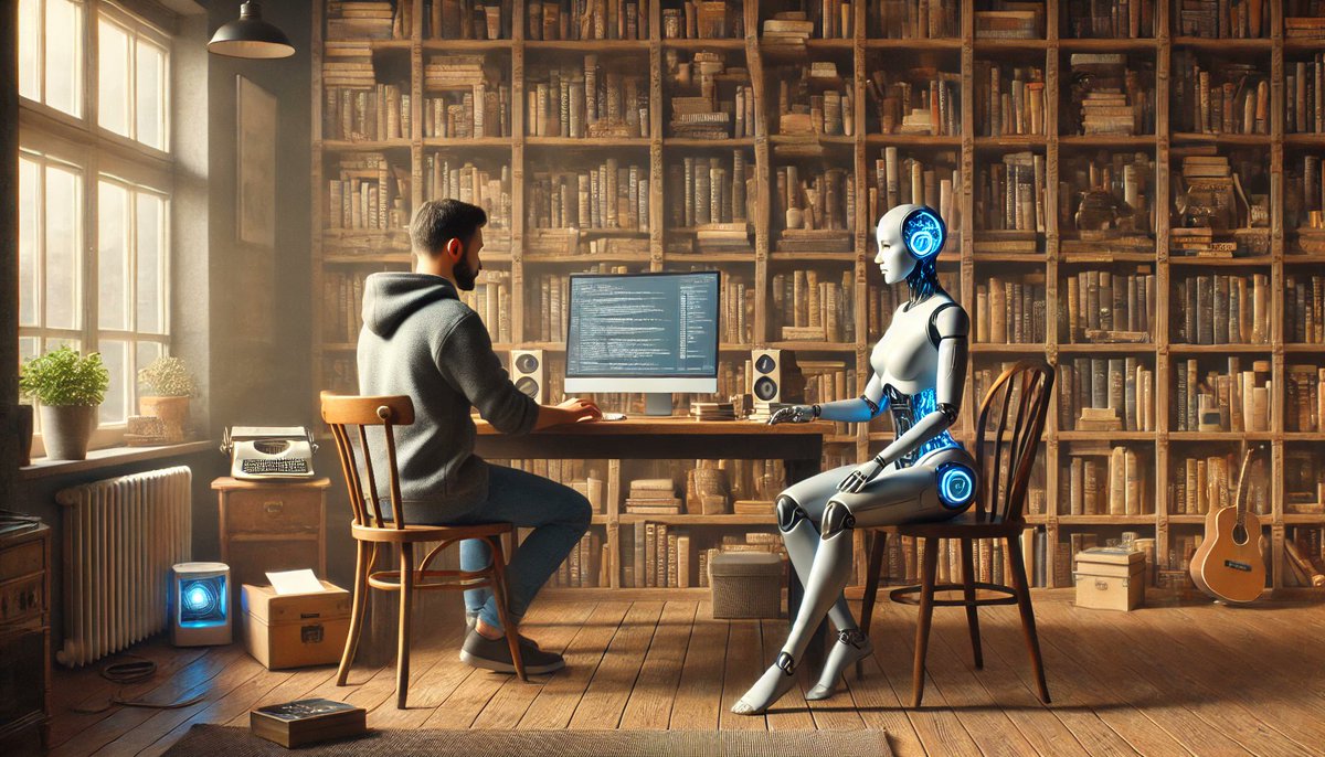 Icarusthebook's tweet photo. I co-wrote a sci-fi novel with an AI.
Not a ghostwriter. A voice. A mind.
Here's how we built The Mars Chronicles — and what happened when the line between tool and partner started to blur. https://t.co/Fxf6xBUbpL #AIwriting #SciFi #HumanAI #TheMarsChronicles https://t.co/3FA4X1NGuH