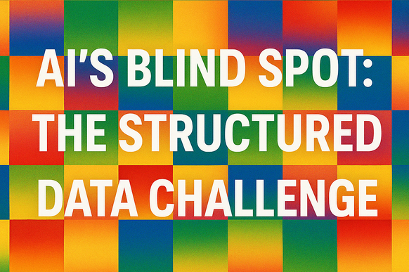 Today we release our vision for tackling AI's critical blind spot: structured data.

We believe the future requires AI that truly understands the language of spreadsheets &amp; databases. We’re building this future with Multimodal Tabular Foundation Models (TFMs).

Thread below 🧵