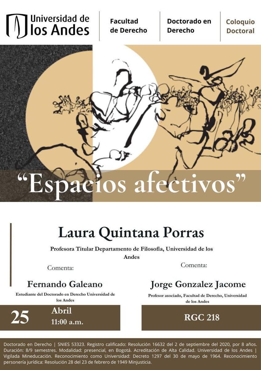 Laura Quintana (@laquintana2015) on Twitter photo Me alegra conversar mañana sobre este libro con colegas y estudiantes de la Facultad de derecho de Uniandes. ¡Gracias <a href="/LibardoJAriza/">Libardo José Ariza</a> por la invitación! Me alegra conversar mañana sobre este libro con colegas y estudiantes de la Facultad de derecho de Uniandes. ¡Gracias <a href="/LibardoJAriza/">Libardo José Ariza</a> por la invitación!