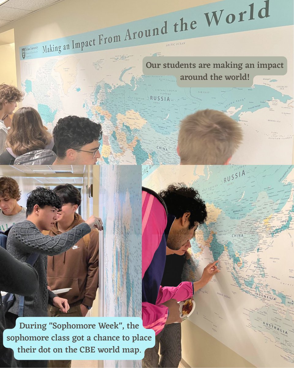 🌍✨ During Sophomore Week, our second-year students added their mark to the CBE World Map — showcasing where they're from. From every corner of the globe, they're making an impact! 💫 #GlobalImpact #SophomoreWeek #CBEJourney
