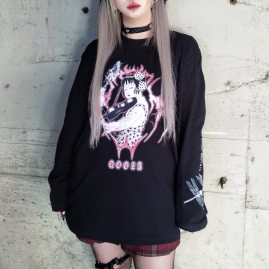 qooza tシャツ 値下げ○ 丸尾末広 少女椿 みどりちゃん 残酷漫画