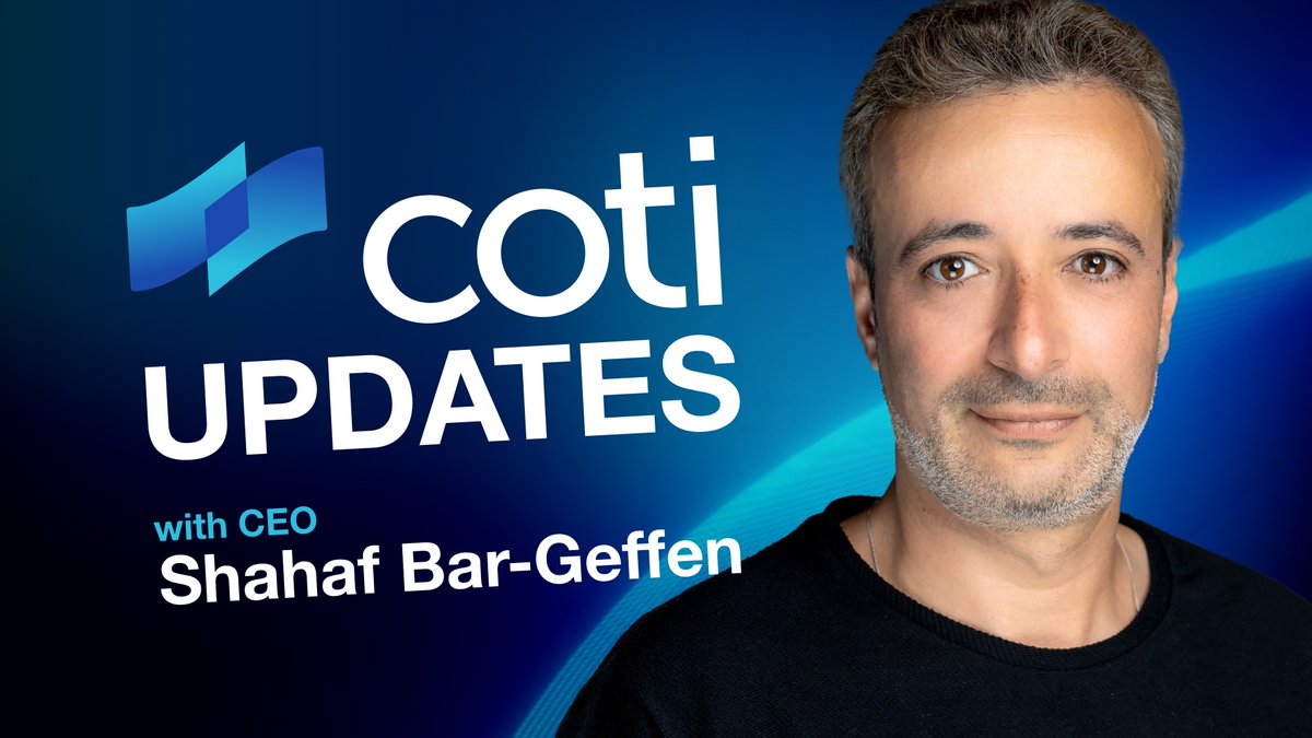 Get the latest recap of events with COTI's CEO, <a href="/shahafbg/">Shahaf Bar-Geffen</a>: 
✅<a href="/Poolz__/">Poolz Finance</a> offers privacy-first IDOs on COTI
✅<a href="/VitalikButerin/">vitalik.eth</a> highlights Garbled Circuits
✅Africa Tokenization Council co-hosts global leaders for RWA discussion during TOKEN2049
Watch now youtu.be/GakEQH4fzD0
$COTI