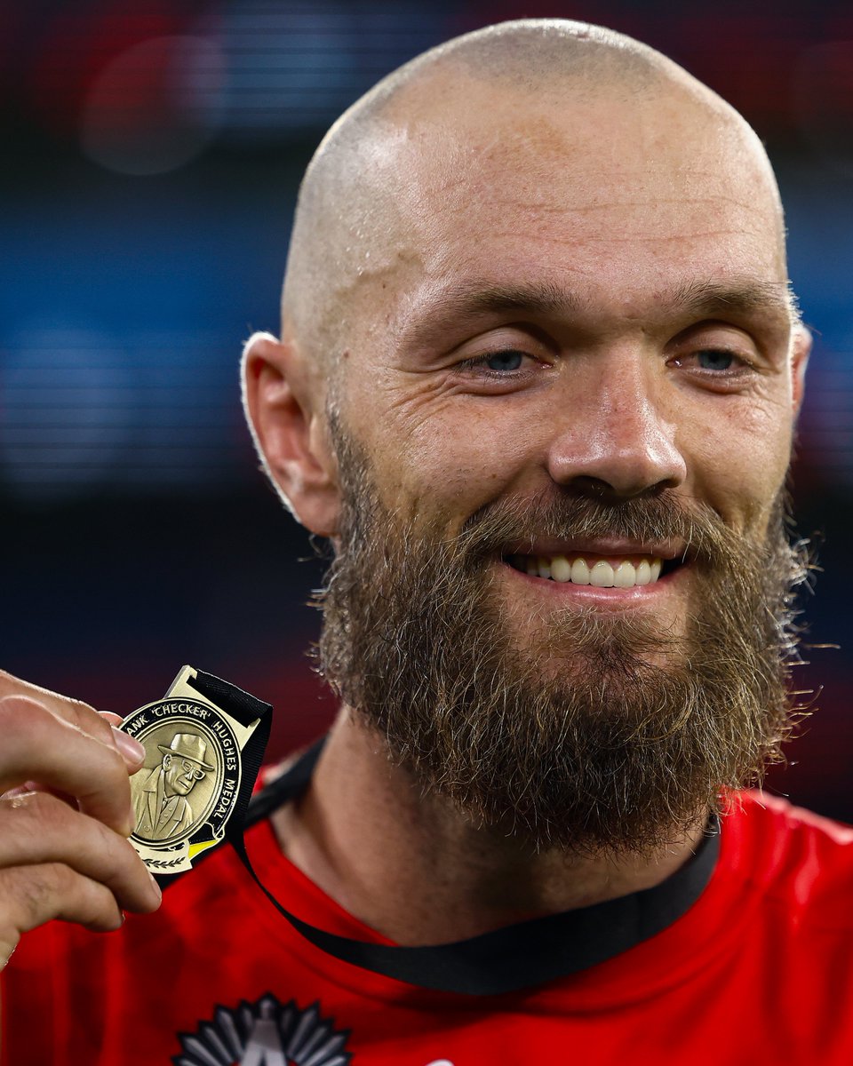 melbournefc's tweet photo. For the second consecutive year, Max Gawn is the recipient of the Frank 'Checker' Hughes Medal. ๐
Onya, skip.
#DemonSpirit https://t.co/S0uskhnR1k