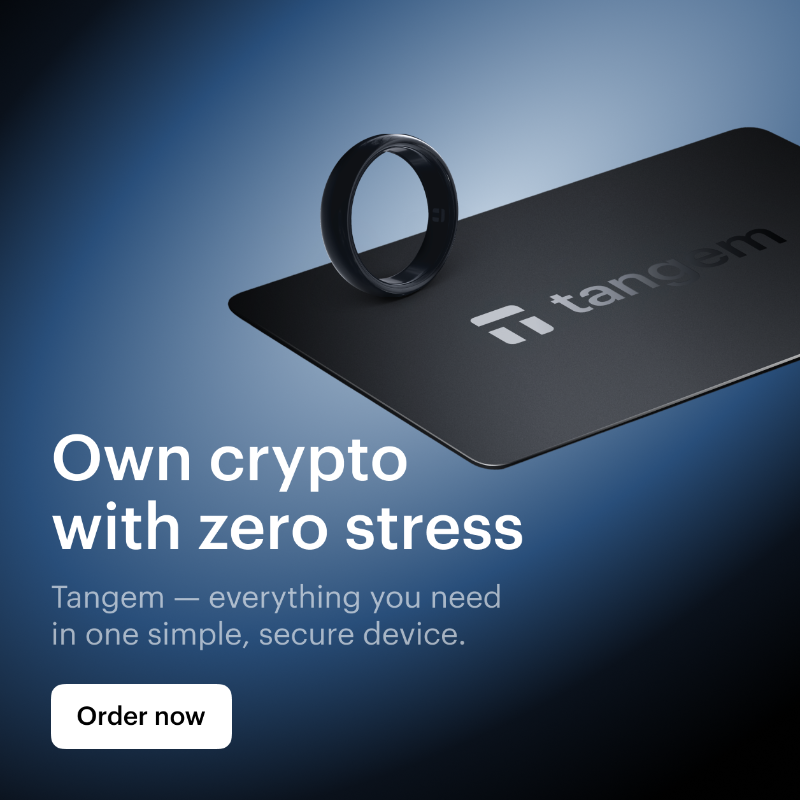 Tangem's tweet photo. Say goodbye to complex wallets! 📱

Tangem Wallet delivers secure, tap-and-go crypto management with zero hassle.
Safe. Simple. Smart.

Zero hacks. Total control