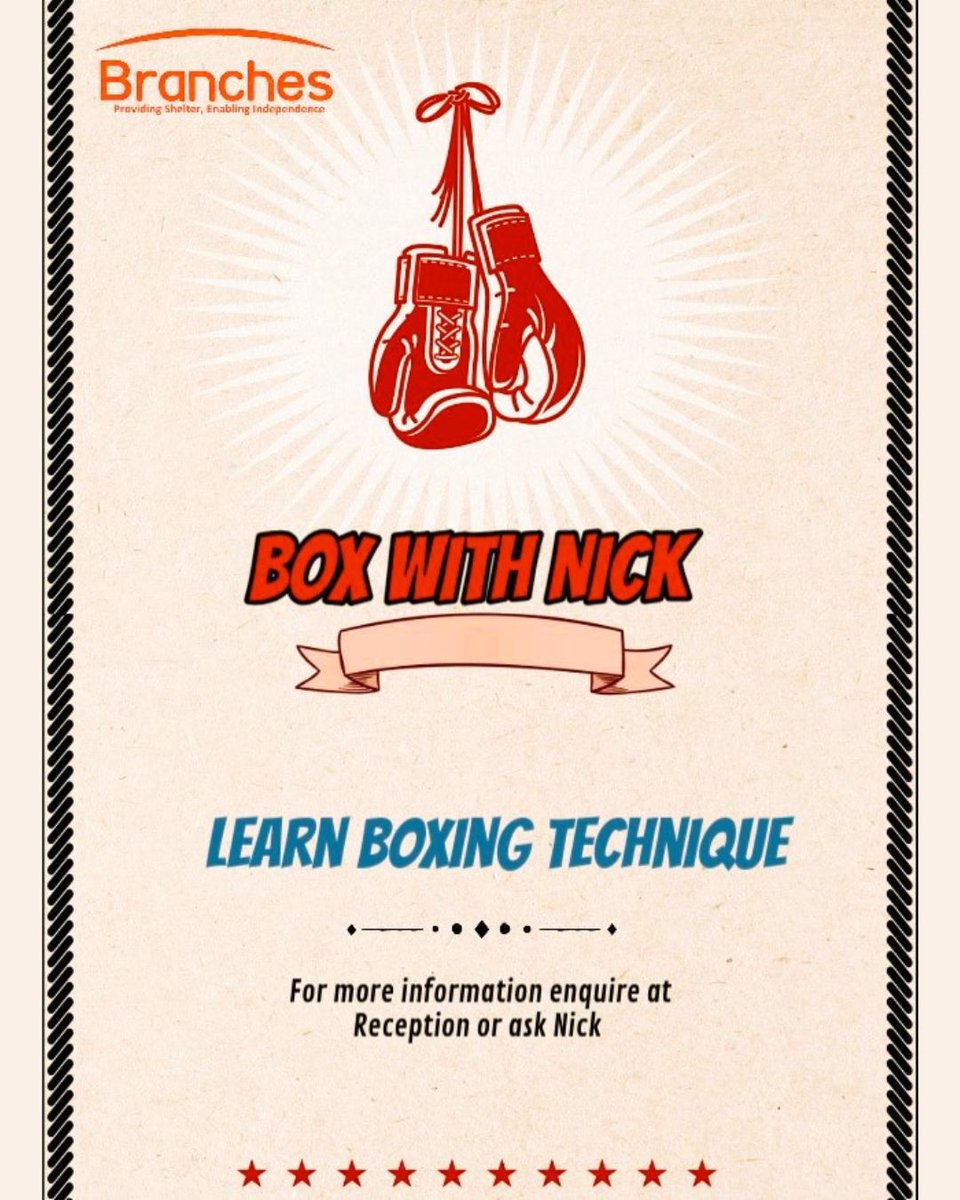 branches_wfc's tweet image. 🥊 🥊  Box with Nick! 🥊 🥊 
Join  Nick for a fun and energizing fitness session where you&apos;ll learn boxing techniques and boost your overall well-being. This is a great opportunity to manage stress and build stamina... instagram.com/p/DI0n8f1NJ8n/ #boxing #brancheshostel #hostellife