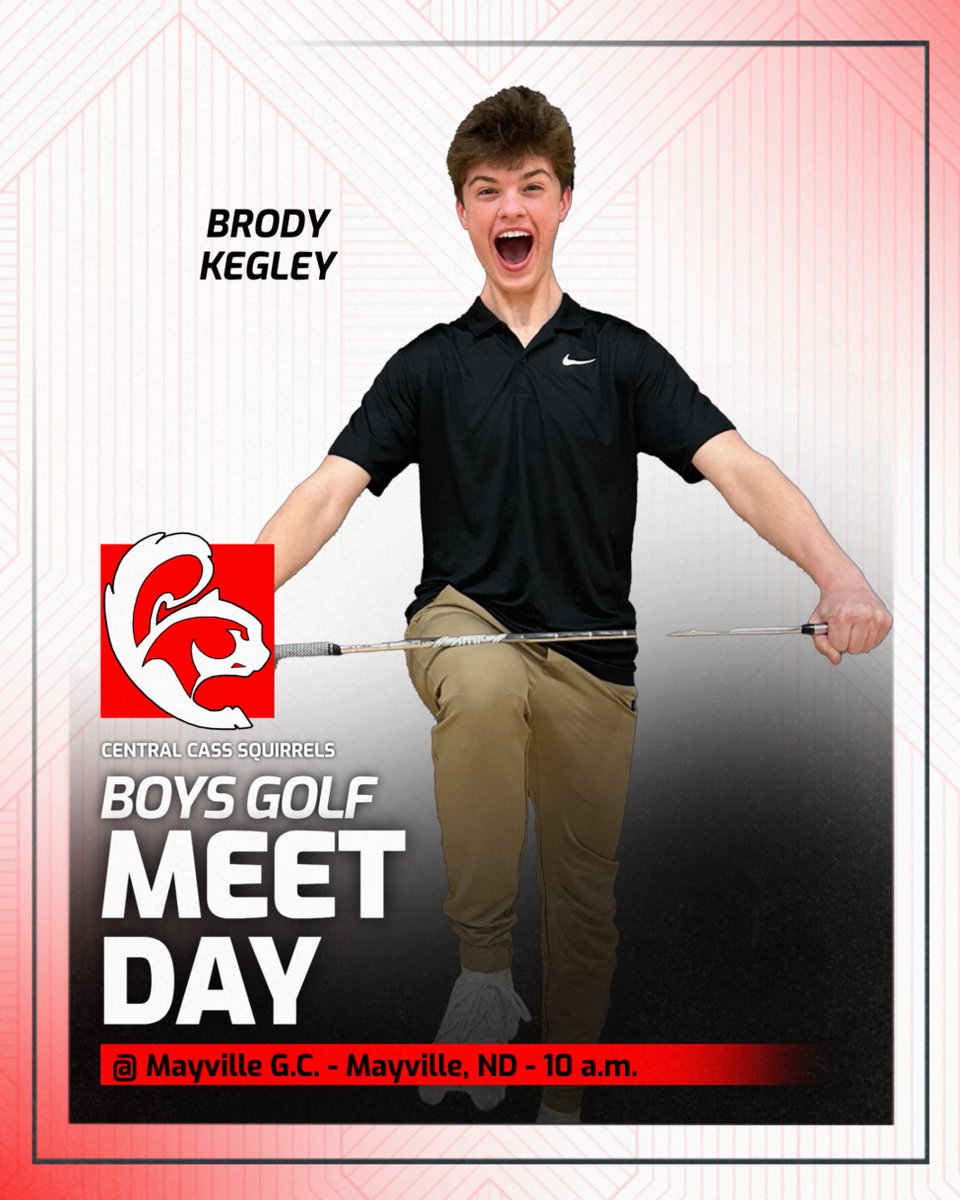 Squirrels Boys Golf is in Mayville today. Good luck golfers! #squirrelpride