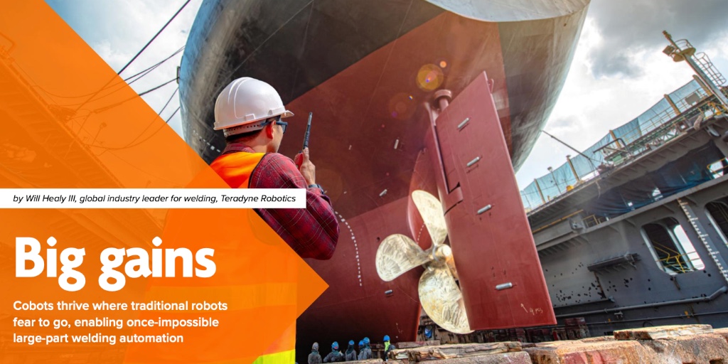 weldingmagazine's tweet image. Learn how once-impossible large-scale welds are now handled with easy-to-use welding cobots.
#UniversalRobots
#VectisAutomation
ow.ly/NHLl50VCzuH