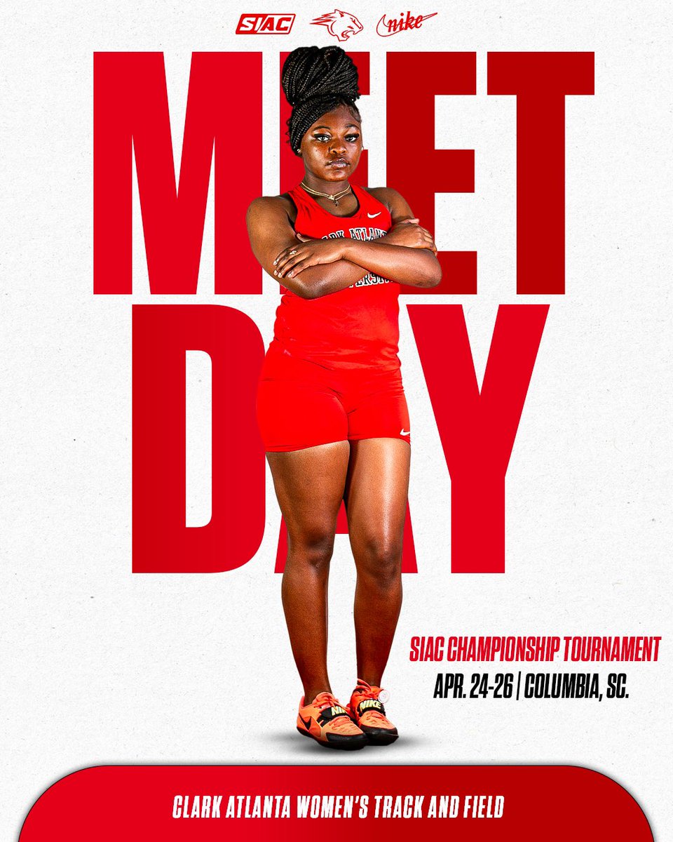 𝐆𝐎𝐈𝐍𝐆 𝐅𝐎𝐑 𝐆𝐎𝐋𝐃! 🥇🏃🏾‍♀️🐾

📍 SIAC Championship
🏟️ Columbia, SC
📆 Apr. 24-26 

#GoPanthers🐾 | #WeAreCAU