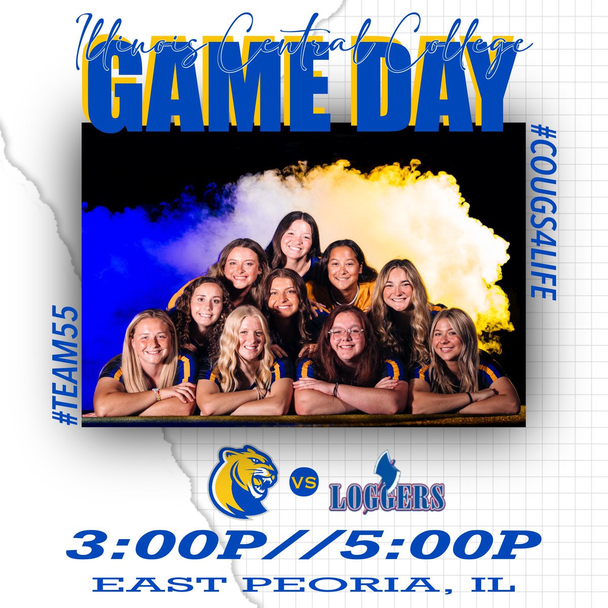 ✨GAME DAY &amp; SOPHOMORE DAY✨

SOPHOMORE RECOGNITION BETWEEN GAMES‼️

🆚 LINCOLN LAND
⏰ 3:00P // 5:00P
📍 EAST PEORIA, IL

#cougs4life
#team55