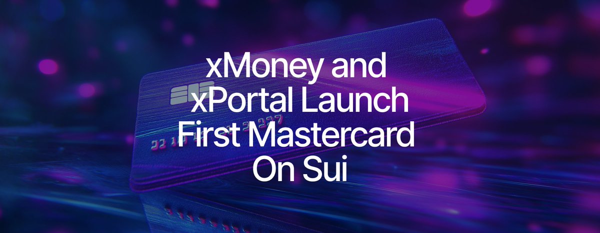 Sui (@suinetwork) on Twitter photo Sui is going full lifestyle chain 🌊
We’ve partnered with <a href="/xPortalApp/">xPortal</a> + <a href="/xMoney_com/">xMoney.com</a> to bring you:
đź’ł A virtual Sui Mastercard, with Tap to Pay via Apple Wallet and Google Pay
👝 A custom Sui wallet experience inside xPortal
⚡ Card issuance, fiat ramps, and compliance powered by Sui is going full lifestyle chain 🌊
We’ve partnered with <a href="/xPortalApp/">xPortal</a> + <a href="/xMoney_com/">xMoney.com</a> to bring you:
đź’ł A virtual Sui Mastercard, with Tap to Pay via Apple Wallet and Google Pay
👝 A custom Sui wallet experience inside xPortal
⚡ Card issuance, fiat ramps, and compliance powered by