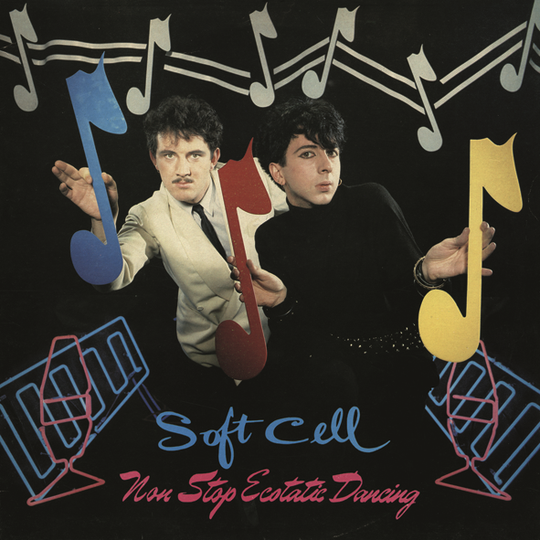 • Soft Cell - Non-Stop Ecstatic Dancing 2025 - Pre-Order

Soft Cell present the reissue of their classic 1982 remix album Non-Stop Ecstatic Dancing on 20th June 2025 via Universal Music.

The reissued double album, in 2CD Book and 2LP Pink/Blue Vinyl formats, features remixes