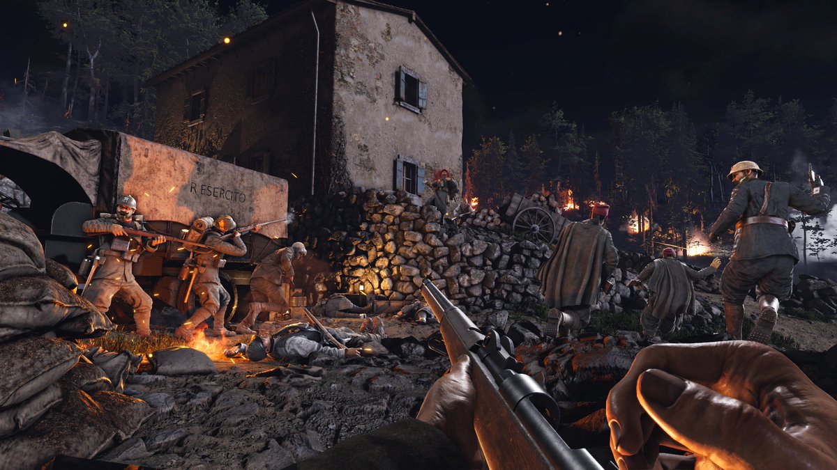 Focus_entmt's tweet image. #Isonzo's Free "Moschin" Expansion is out! 💥

Discover the new Moschin map, plunging the battlefield into darkness, and access two new weapons: the Revelli-Beretta carbine and M1917 6X grenade.

Play now on PC &amp;amp; @Xbox consoles: tinyurl.com/n7cc6k6c