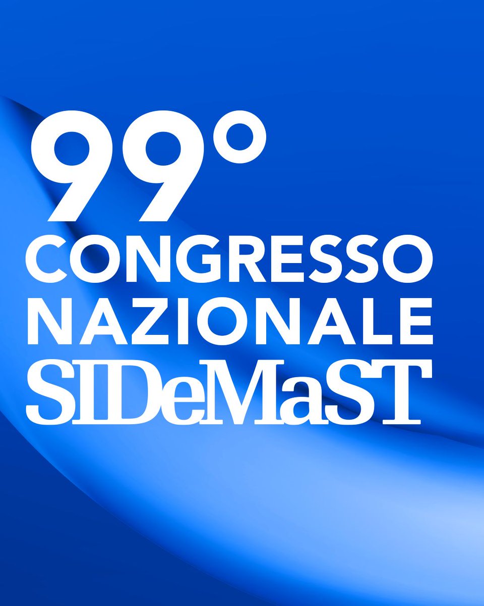 📆Save the date!

Dal 21 al 24 aprile 2026,  il 99° Congresso Nazionale SIDeMaST.

Un appuntamento imperdibile con la dermatologia del futuro! 💫

#Dermatology #Dermatologia #Dermatology #SkinExperts
sidemast.org/evento/892