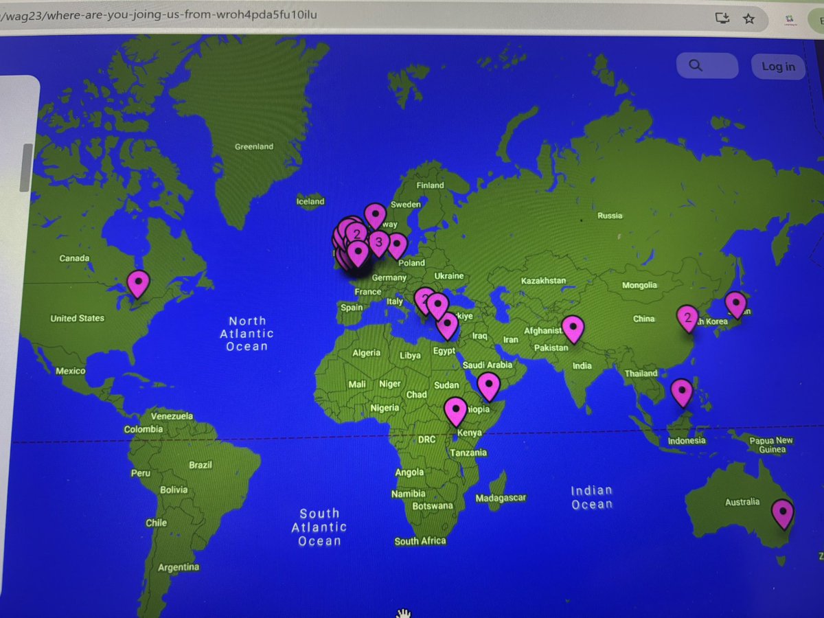 ProfWGarnham's tweet image. Fantastic to see participants from across the globe participating in the 2025 @ActiveLearnNTW Global Festival of Active Learning this year!