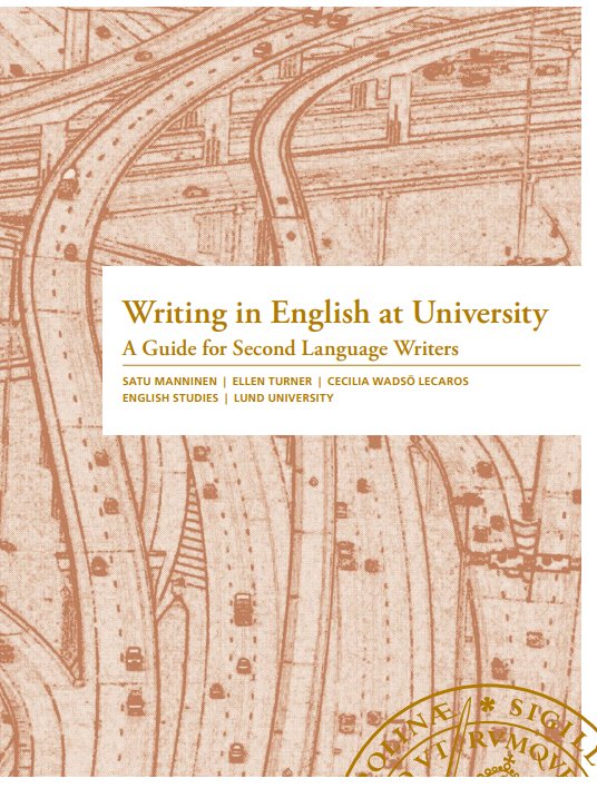 ScholarshipfPhd's tweet image. Want to improve your academic writing? 🖋️✨

I’m giving away &apos;Writing in English at University: A Guide for Second Language Writers&apos; by Lund University—for FREE! 🎁

This book is a GAME-CHANGER for second-language writers! 🌟

Link in Comment: