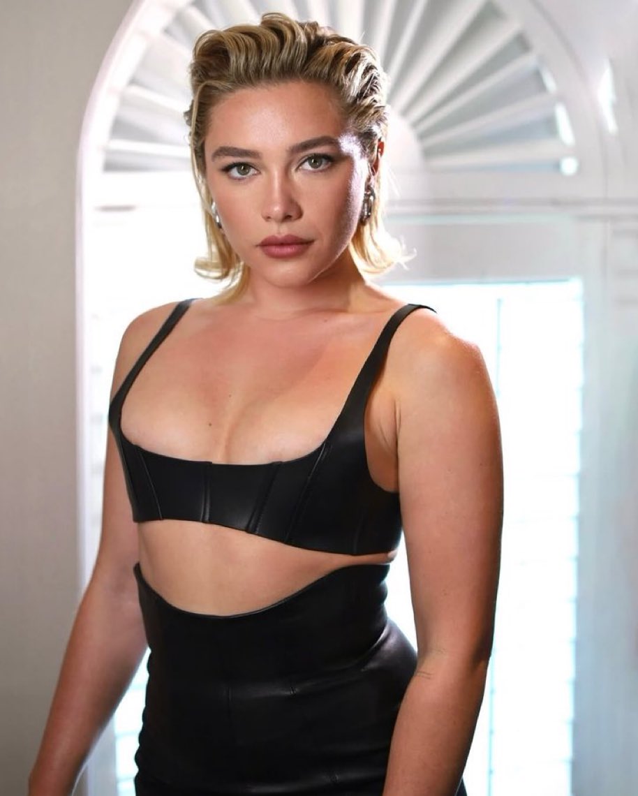 TheCinesthetic's tweet photo. Florence Pugh for the THUNDERBOLTS* photocall https://t.co/J64XLFUkL3