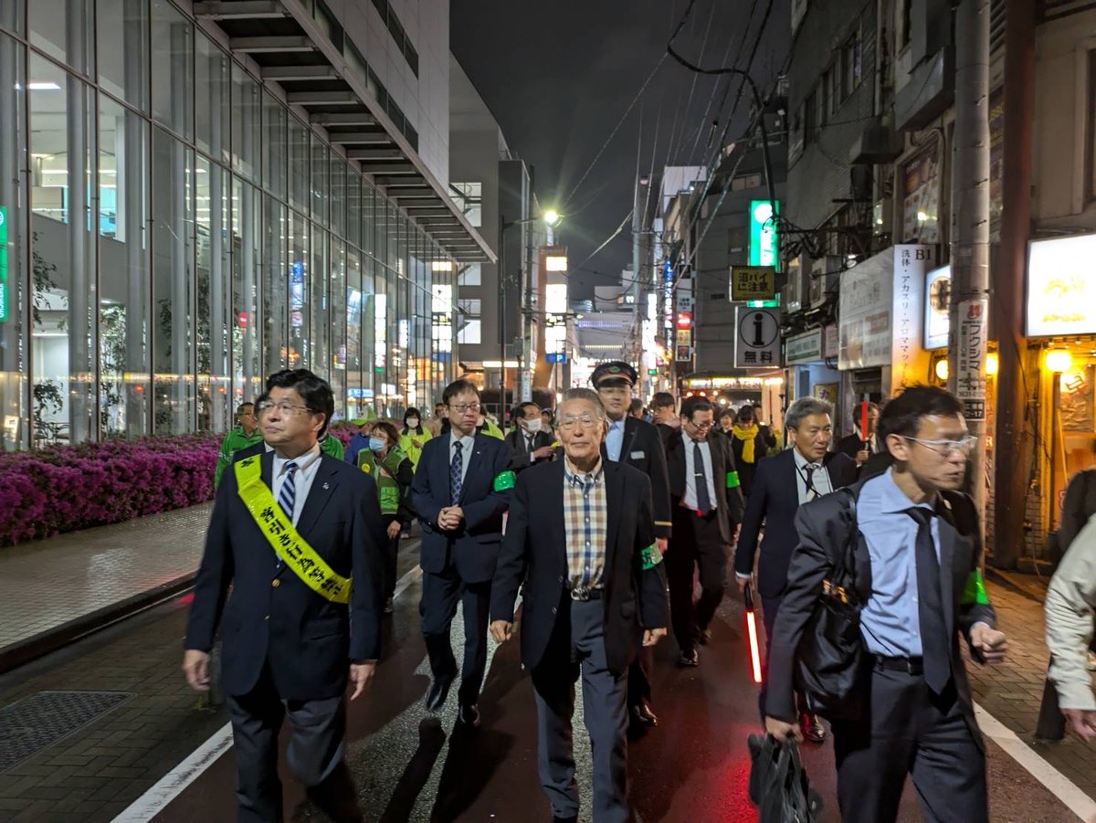 錦糸町駅南北合同パトロール🔦
