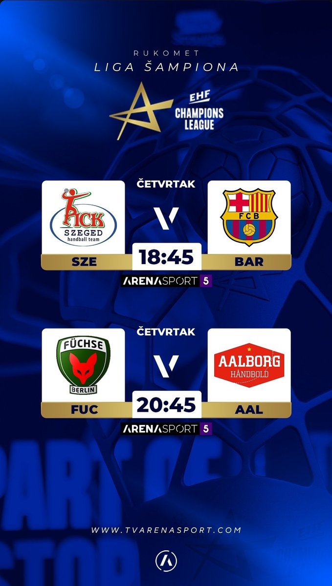 Nastavljaju se bitke za Keln!
<a href="/arenasport_tv/">Arena Sport TV</a> <a href="/SretenR/">Sreten Rašković</a> <a href="/ehfcl/">EHF Champions League</a>