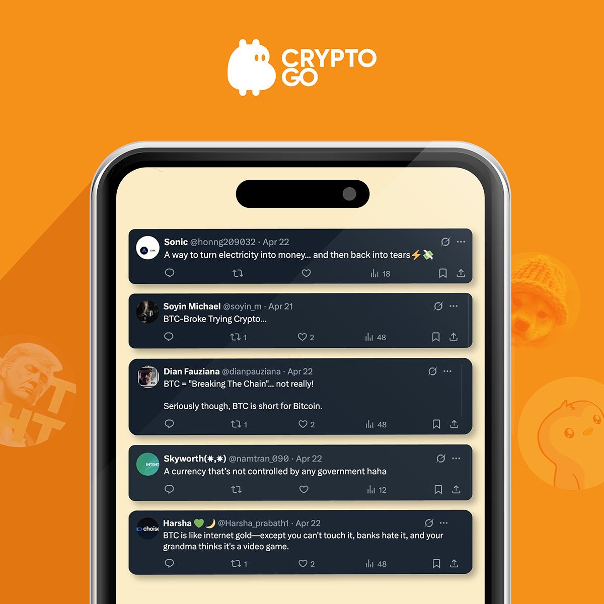 GOGO #EDUCATION = crypto made simple!
Congrats to 5 winners. Check DMs!
<a href="/namtran_090/">HALOOM</a>
<a href="/Harsha_prabath1/">Harsha 💚🌙</a>
@dianpauziana
<a href="/soyin_m/">Soyin Michael</a>
<a href="/honng209032/">Sonic</a> 
#GIVEAWAY #CryptoGO