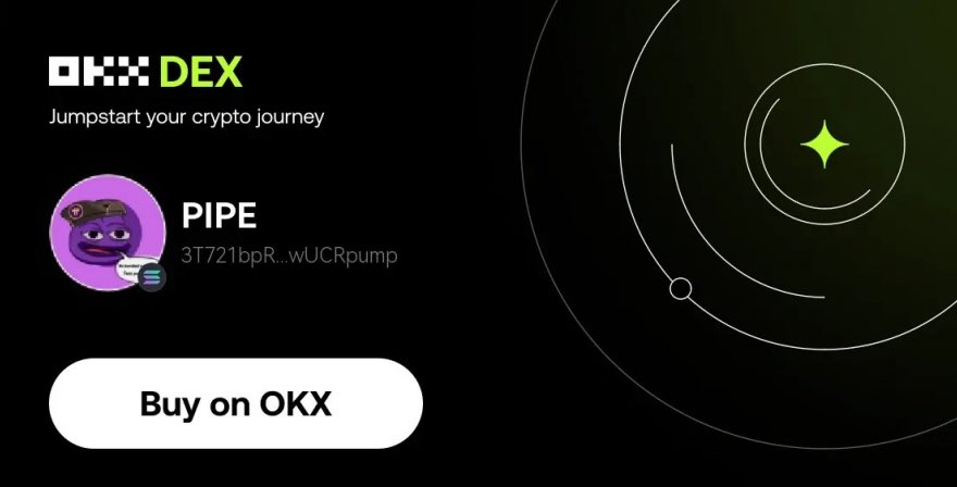PipeS0L's tweet image. $PIPE has been listed on @okx DEX.

Official link: web3.okx.com/en/token/solan…

$SOL $PEPE #memecoin #crypto