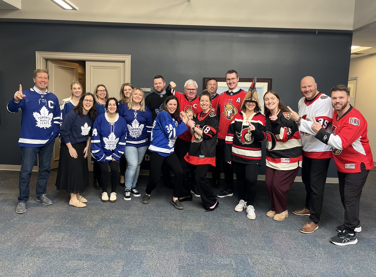 mcdougallins's tweet image. The Battle of Ontario is heating up! The series heads back to our Nation&apos;s Capital tonight. Who do you think wins?
#SensArmy #LeafsNation