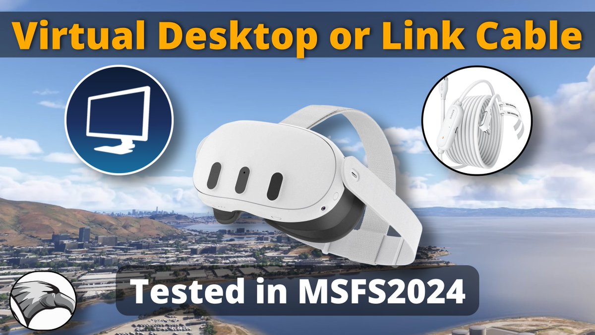 I compare the VR Experience in MSFS2024 using both Virtual Desktop (Wireless) and the Link Cable option with the Meta Quest 3. How do they compare? #vr #linkcable #metaquest3 #flightsimulator
youtu.be/of9CLexVS-0