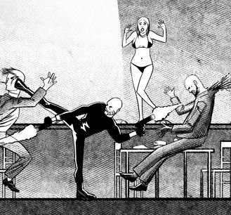 TBHcomics's tweet photo. The Drycleaner doing what he does best...cleaning house! #comics #drycleaner @kickstarter #action https://t.co/GWdnkOuSTs https://t.co/IUpRW7Gytr