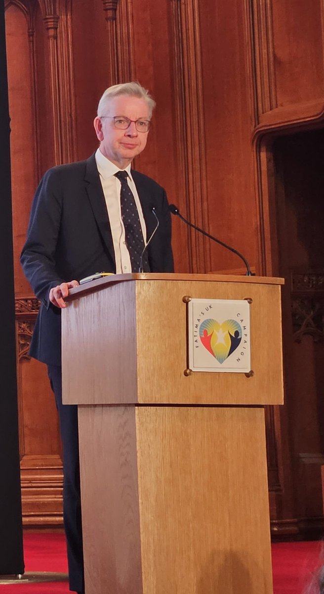 Michael Gove's adoptive Mother said 'you didn't grow under my heart you grew in it' Talked of importance of supporting those who care for our children.