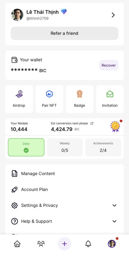 le_hodl_bic_eth's tweet photo. @BeincomOfficial Yo iOS users, seen the shiny new BIC Group app update?  Drop some love for it! *Beincom #Beincom #SocialHub #BICWallet https://t.co/pZWrt90S9y