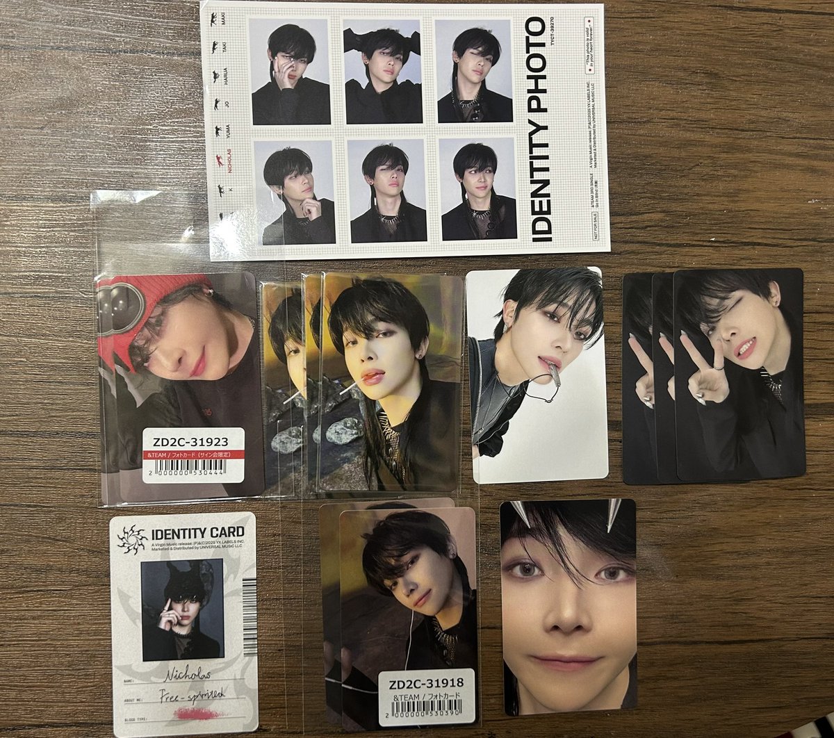 月浪　トレカ交換

譲　画像NICHOLASニコラス
求　HARUA&gt;K

コメント・DMお待ちしております🙇‍♀️💕
よろしくお願いします！！！✨
#andTEAM #andTEAM_交換