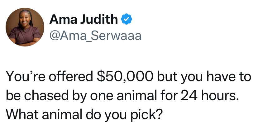 Which animal are you picking?