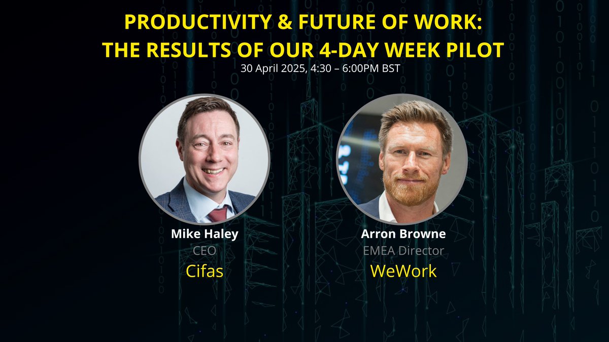 Join us next week at this roundtable with Mike Haley - CEO <a href="/CifasUK/">Cifas</a> and Arron Browne - EMEA Director <a href="/WeWork/">WeWork</a> .

Book now: hello@innovationpartnership.co.uk

🔎 Learn more: innovationpartnership.co.uk/2025-april-rou…

#IPprogramme2025