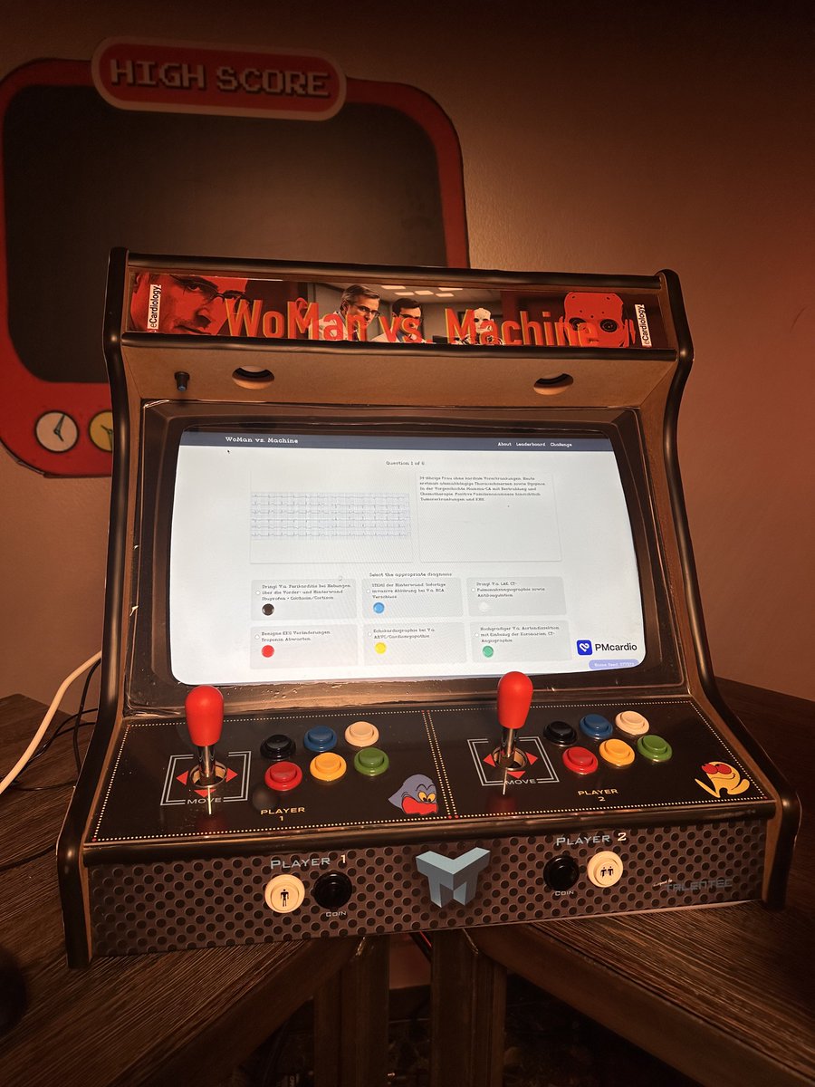 Robert Herman, MD (@roberthermanmd) on Twitter photo Cardiologist vs #AI ECGâso far AI wins, except for two ties!
Test yourself against the <a href="/PMcardioApp/">PMcardio App</a> at #DGKJahrestagung. Cardiologist vs #AI ECGâso far AI wins, except for two ties!
Test yourself against the <a href="/PMcardioApp/">PMcardio App</a> at #DGKJahrestagung.