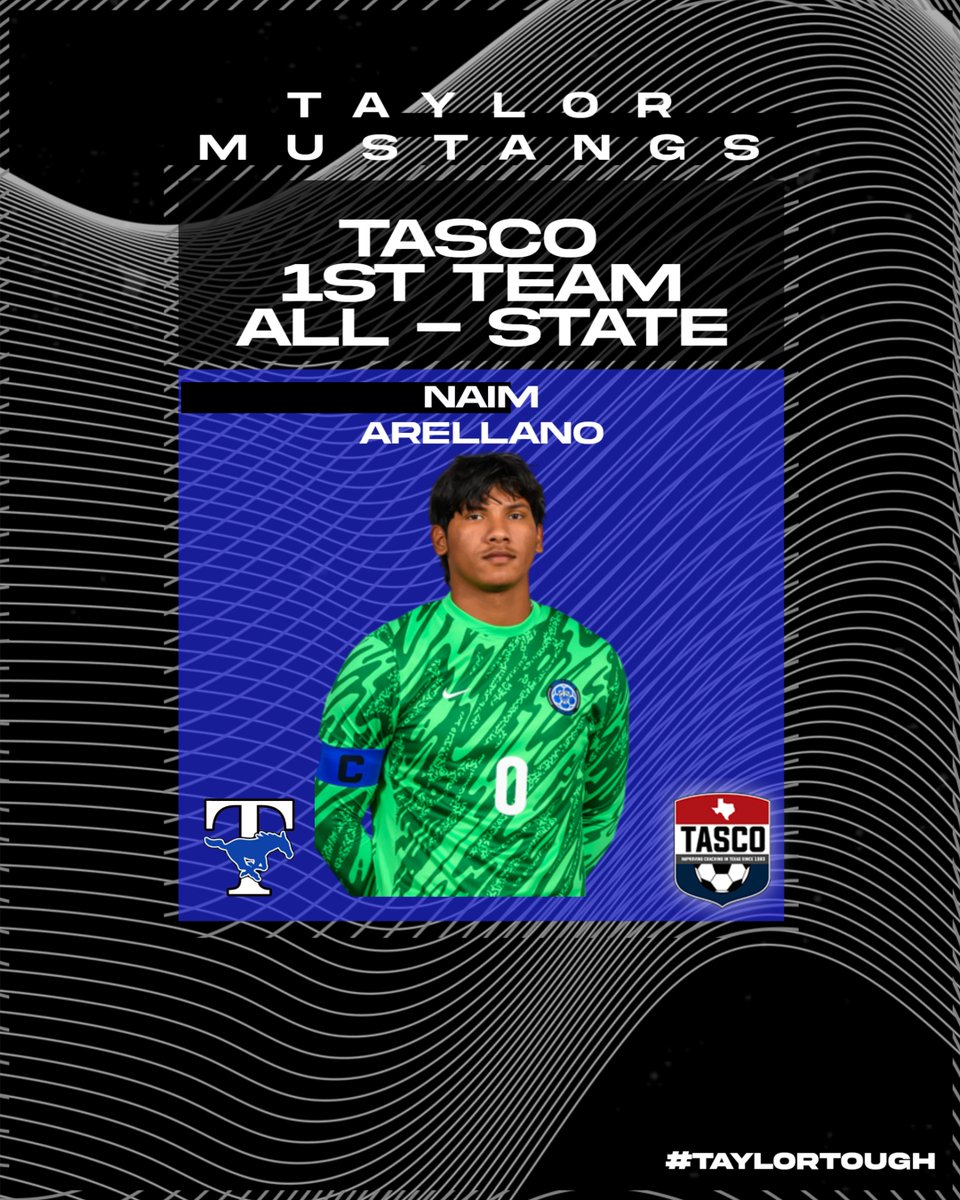 Congratulations to Naim Arellano for being voted TASCO 1st-Team All-State!