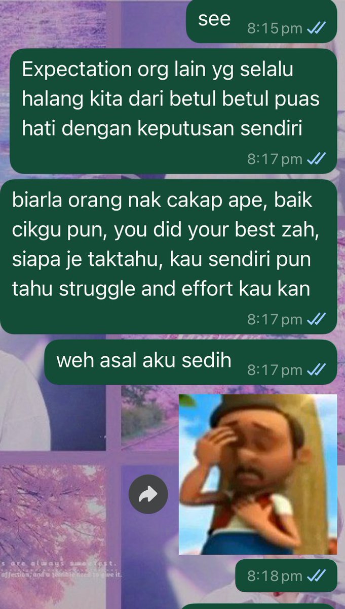 qaihao's tweet photo. #spm2024
Haih dengan aku aku sekali sebak 
but here sedikit sebanyak buat motivate https://t.co/DbmeU3C6JI