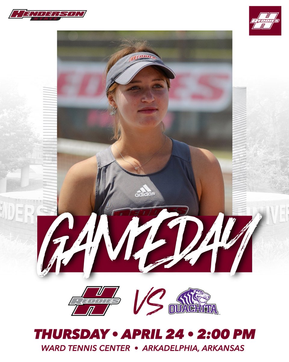 𝘽𝘼𝙏𝙏𝙇𝙀 𝙊𝙁 𝙏𝙃𝙀 𝙍𝘼𝙑𝙄𝙉𝙀 🎾

🆚 Ouachita Baptist
📍 Arkadelphia, AR
⌚️ 2:00 PM CT
🏟️ Ward Tennis Center

#NoMereBeast