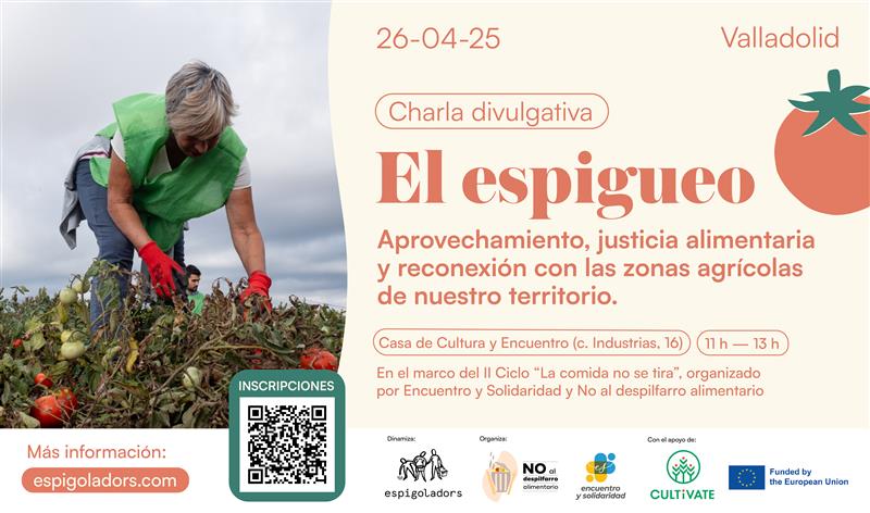 📢¿Conoces el espigueo? ¿Te gustaría impulsarlo en tu territorio?

Desde Espigoladors arrancamos un ciclo de charlas y debates para compartir el impacto de esta actividad y conocer otras prácticas tradicionales de cada territorio, explorando conjuntamente nuevas fórmulas. 👇