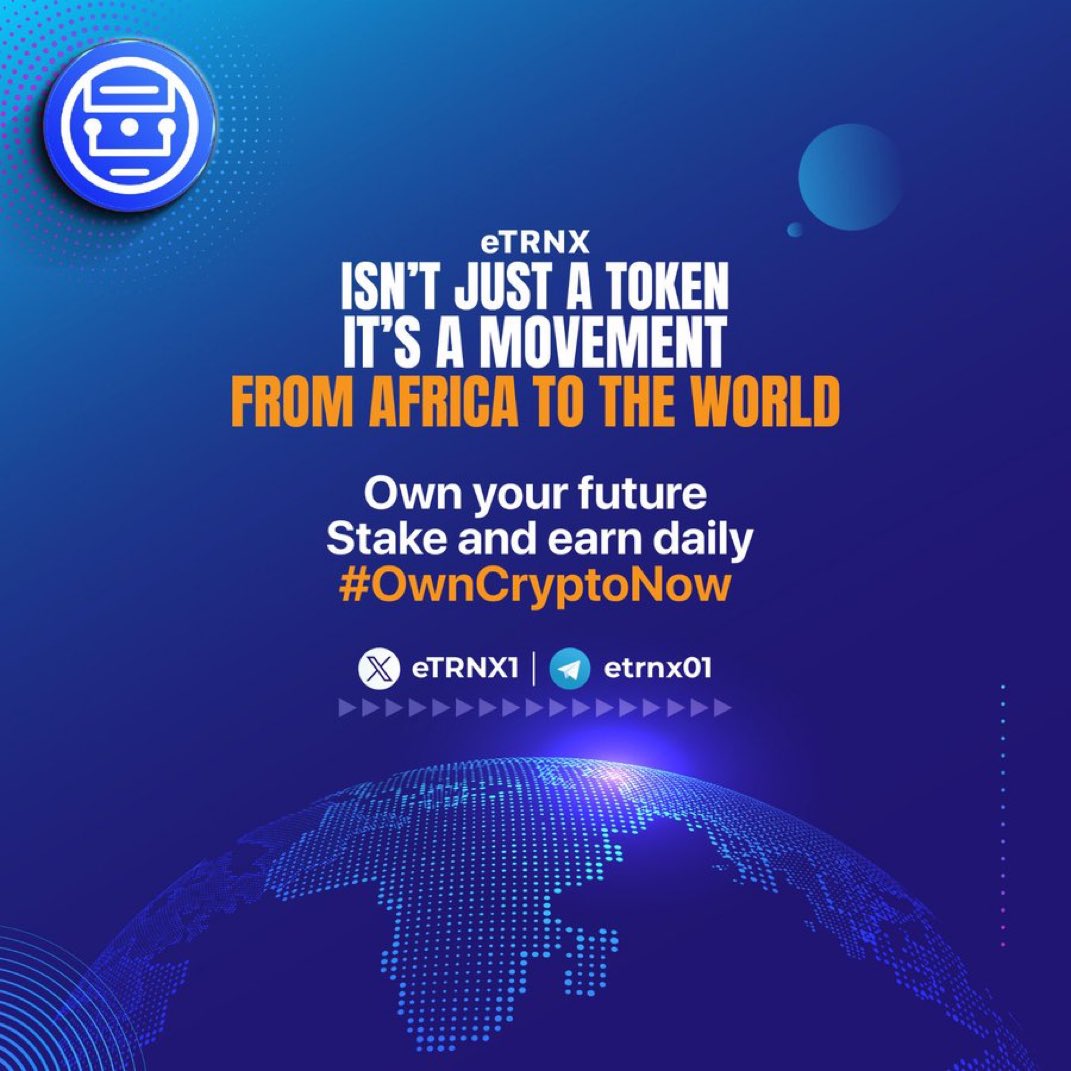 njamasi_'s tweet photo. Why you need to join $eTRNX? It is easy to buy, easy to stake, and built for YOU.
Join eTRNX Early. #OwnCryptoNow https://t.co/olEXhBDVRj