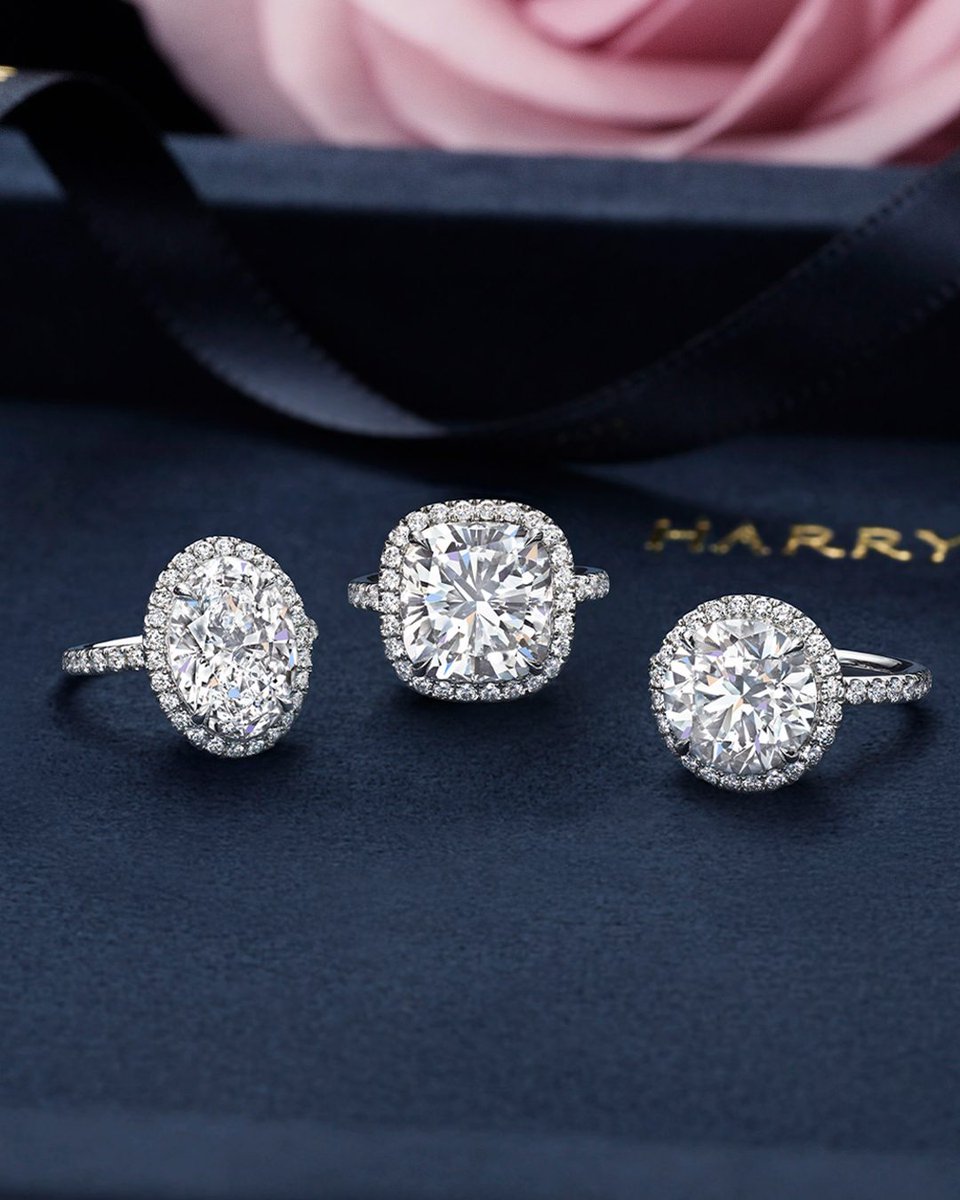 With a delicate micropavé setting, The One is not just an engagement ring, it is also an enduring symbol of the promise of a lifetime. Find an exquisite symbol of forever: harry-winston.visitlink.me/DGCfwn #HarryWinston #BrilliantlyInLove