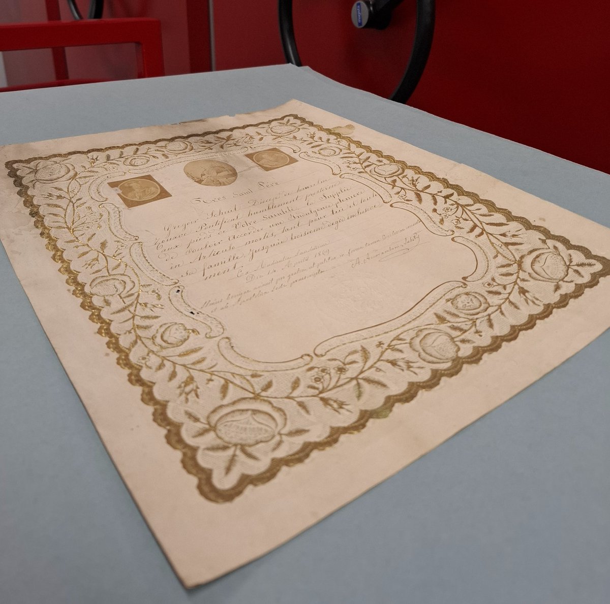 We vonden deze #aflaat uit 1869 tijdens het #collectievissen van deze week.